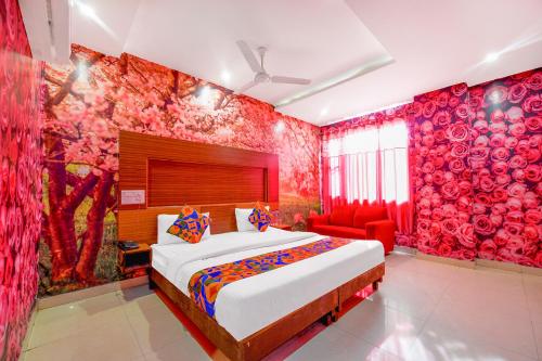 FabHotel The Mirageにあるベッド