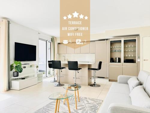 Le Carré Croisette - Duplex terrasse Centre Cannes