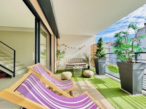 Le Carré Croisette - Duplex terrasse Centre Cannes