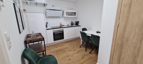 Η κουζίνα ή μικρή κουζίνα στο Apartmenthaus in Papenburg