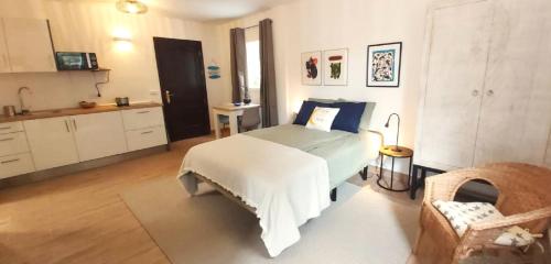 Køkken eller tekøkken på Casa Alicia Studio 2