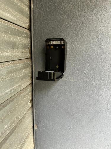 a black box on the side of a wall at Chambre LUXE in Quimper