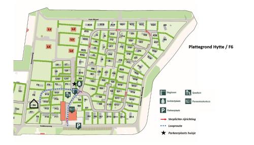 Planimetria di Hytte I Tiny house met zonnige bostuin