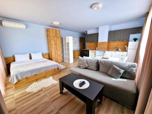 Ένα ή περισσότερα κρεβάτια σε δωμάτιο στο Rent Apartment 34