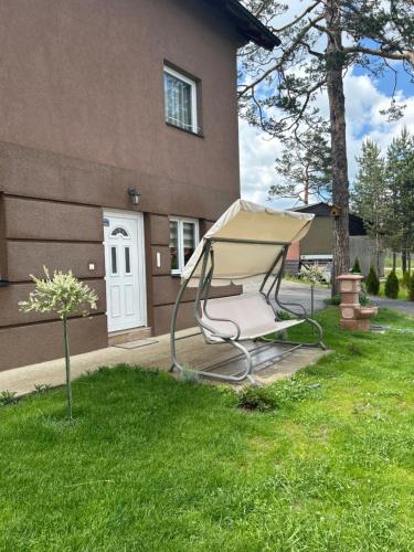 Garður fyrir utan Apartman Pineta