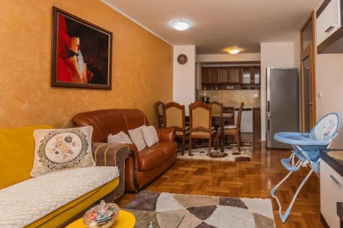 Posezení v ubytování AZI Penthouse