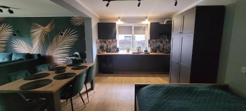 Χώρος καθιστικού στο BŁĘKITNA 37 apartamenty