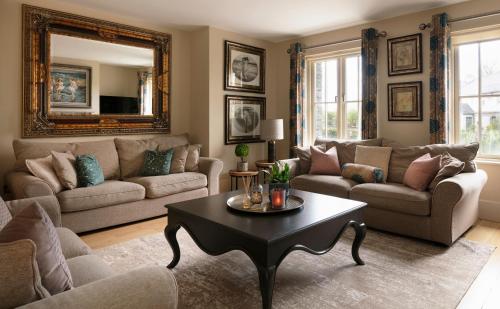 Χώρος καθιστικού στο Luxury Interior Designed 4 Bedroom Villa, Kenmare