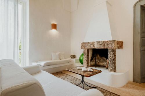 Χώρος καθιστικού στο Masseria Li Foggi