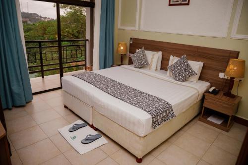 Greenside Hotelにあるベッド