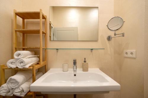 Et badeværelse på Alte Stadtvilla am Weinberg 3