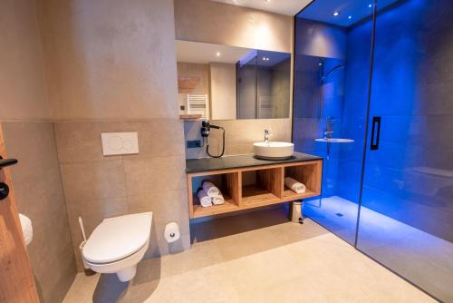 Koupelna v ubytování Filzsteinresort Wohnungen Top 10