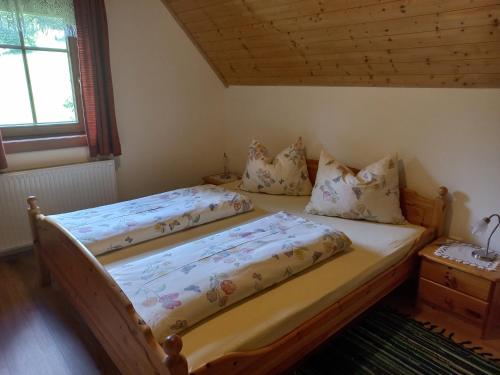 Postel nebo postele na pokoji v ubytování Steurer Hof