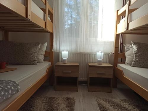 Postel nebo postele na pokoji v ubytování Kuća za odmor-Aleksandra