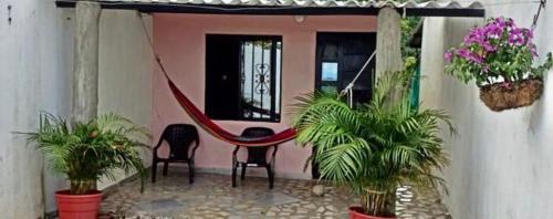 Μπαλκόνι ή βεράντα στο Cabaña Campestre EN RIO CLARO- Doradal, Antioquia