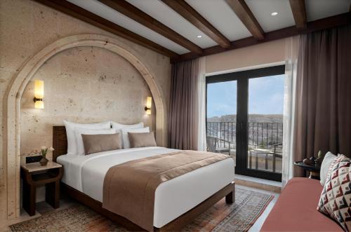 Katil atau katil-katil dalam bilik di Alden Hotel Cappadocia