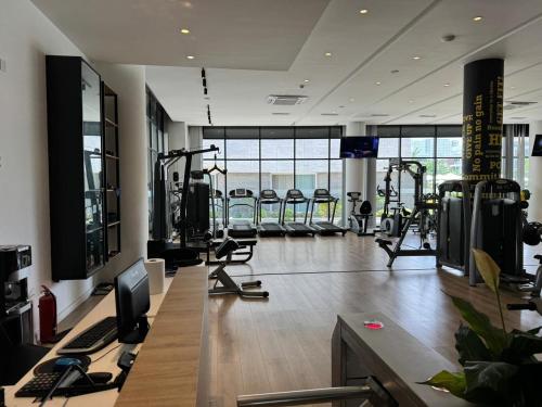 Phòng/tiện nghi tập thể dục tại Courtyard Long Beach, Северный Кипр, бассейн, терраса, 500м от моря