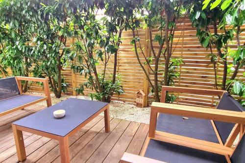 Bel Appartement au calme avec Rez-de-jardin