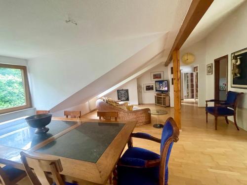 Area soggiorno di Wunderschönes großes 3 Zimmer Apartament Zentrum Goldstadt Familienfreundlich mit Garage