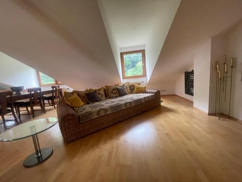 Area soggiorno di Wunderschönes großes 3 Zimmer Apartament Zentrum Goldstadt Familienfreundlich mit Garage