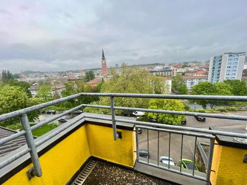 Balcone o terrazza di Wunderschönes großes 3 Zimmer Apartament Zentrum Goldstadt Familienfreundlich mit Garage
