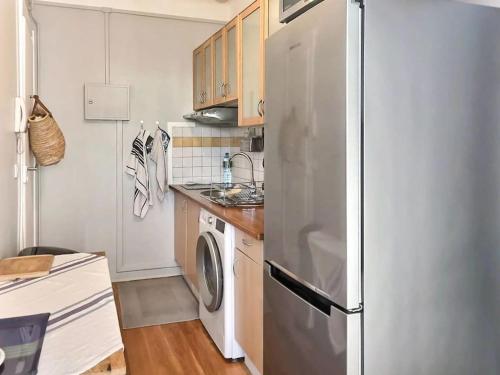 Dapur atau dapur kecil di Canopée Biarritz centre plage