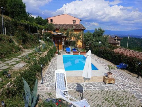 Villa con piscina y casa en Il Podere di Massi, en Barberino di Mugello