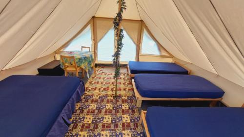 Gulta vai gultas numurā naktsmītnē Sleeps-5 lakeside tent - Suffolk