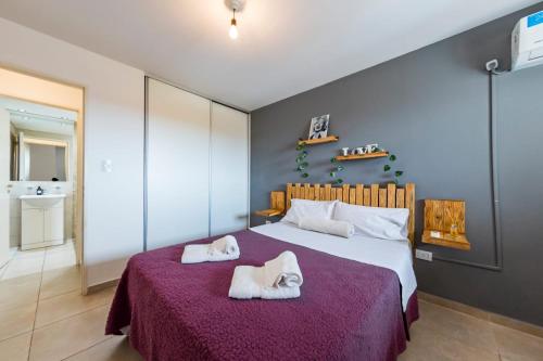 Postel nebo postele na pokoji v ubytování ALTOS DE COLON