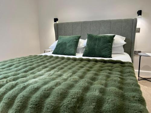 Krevet ili kreveti u jedinici u objektu Luxury Leeds City Centre 1 Bedroom Flat