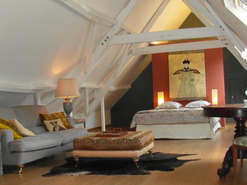 Cama o camas de una habitación en B&B Summergem
