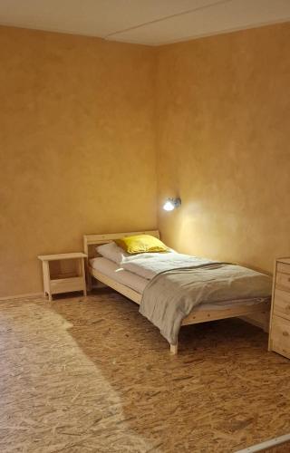 Ένα ή περισσότερα κρεβάτια σε δωμάτιο στο Stilvolles Loft mit viel Platz