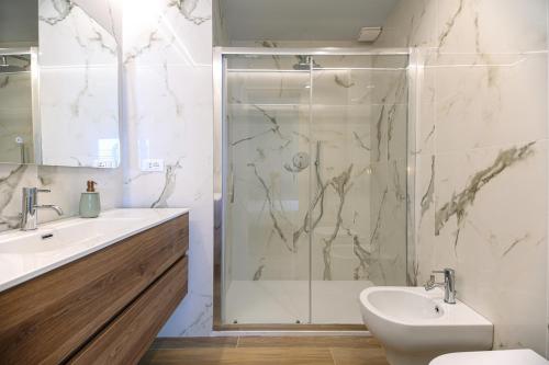 Koupelna v ubytování Bianca Elegance Rooms