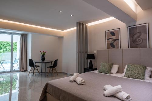 Ruang duduk di Georgiana Suites
