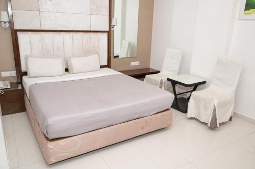 Katil atau katil-katil dalam bilik di Hotel Executive Silver Inn