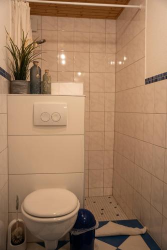 Koupelna v ubytování Ferienhof Kruse Wohnung 10