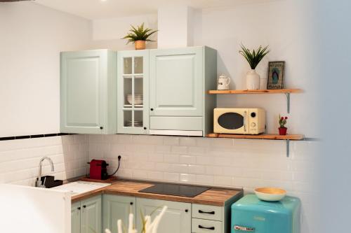 Dapur atau dapur kecil di Loft Alguer en Ametlla de Mar