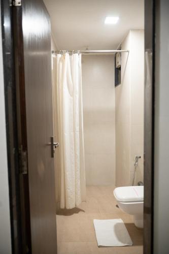 Bilik mandi di Hotel Executive Silver Inn, Aurangabad