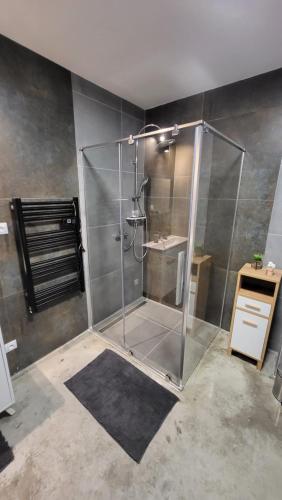 Koupelna v ubytování Apartmány pod Prašivou