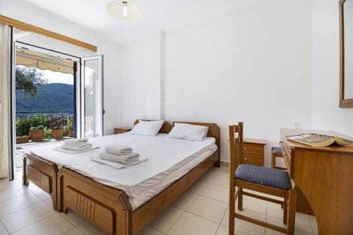 Postel nebo postele na pokoji v ubytování Panorama apartment 1