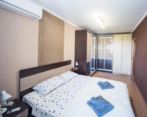 Postel nebo postele na pokoji v ubytování Premium Lazur - Sea garden Burgas - TOP Location 5 min to the Beach