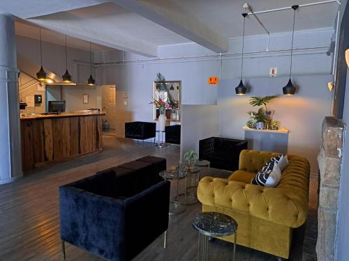 Kuchyň nebo kuchyňský kout v ubytování St Helena Bay Hotel