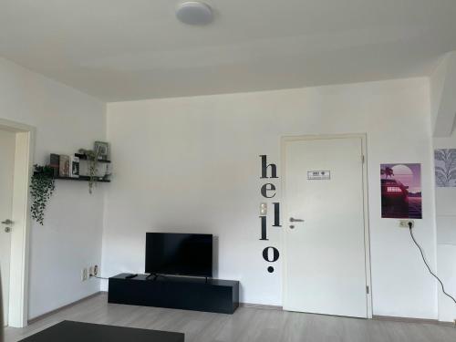 Televiisor ja/või meelelahutuskeskus majutusasutuses Ferienwohnung Flaming House 2