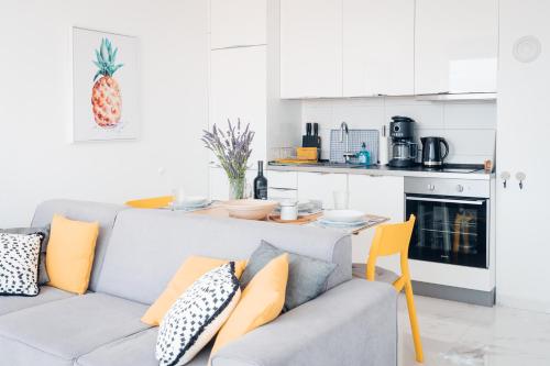 ครัวหรือมุมครัวของ Panoramic view Rogoznica