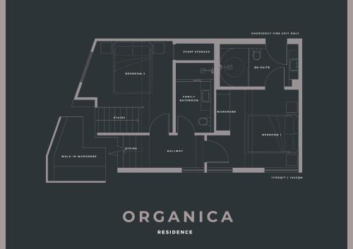 a plan of the organica floor plan at Organica by The Heim in Manchester