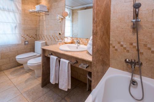 Hotel Spa Termes Carlemanyにあるバスルーム