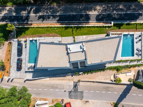 Vedere de sus a Holiday Home Villa Visum Mare Unus by Interhome