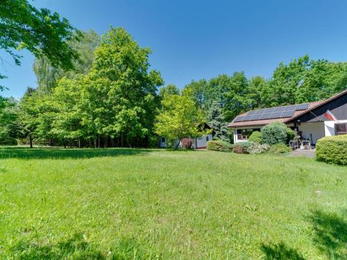 an empty yard in front of a house at Apartment Marcyporęba by Interhome in Marcyporęba