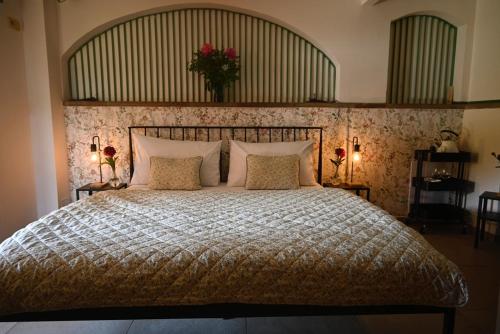 Postel nebo postele na pokoji v ubytování Penzion Jízdárna Hejtmánkovice