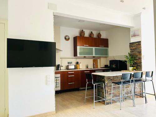 Kuchyň nebo kuchyňský kout v ubytování Apartamentos Playa